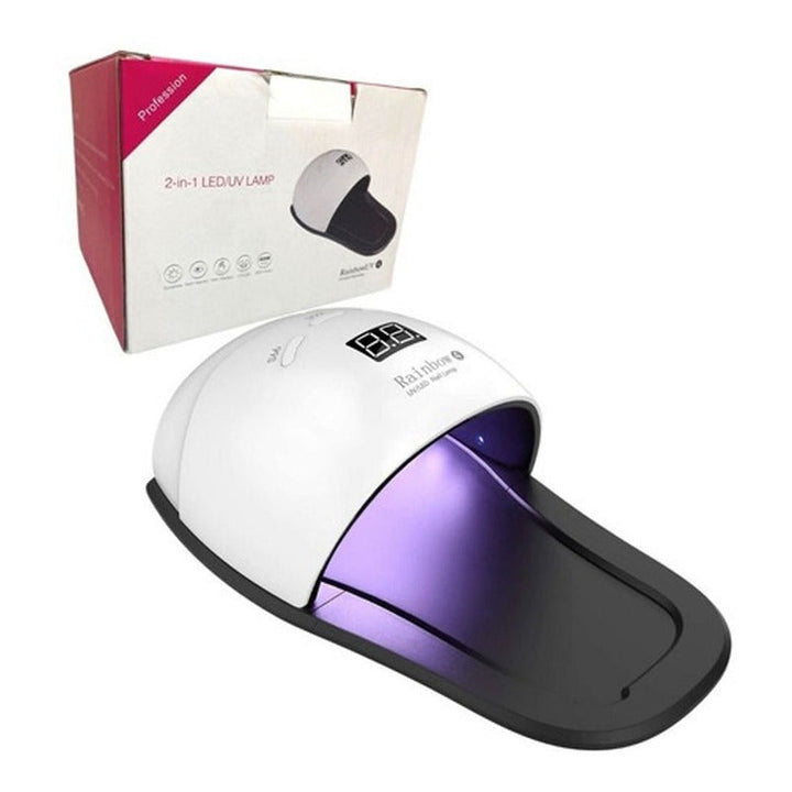 Lampara Led-uv Secado De Uñas Gel 2 En 1 48 Watts Pies