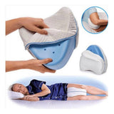 Almohada Para Piernas Rodillas Cojín Ortopédico Ergonómico Color Blanco
