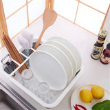 Escurridor De Platos Plegable Secaplatos Color Blanco