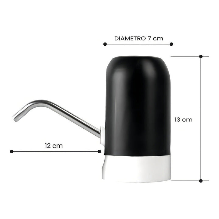 Bomba Electrica Dispensadora De Agua Botellón Chef Master  803200 Color Negro