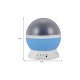 Lampara Rotatoria Proyector Cielo Estrellas Noche Dormir Luz Estructura Unisex