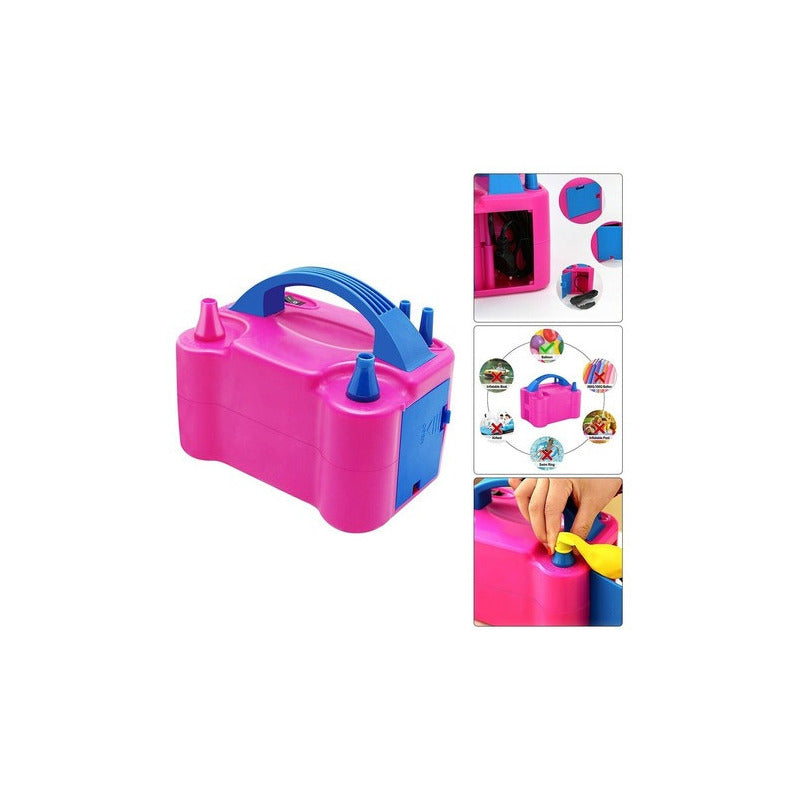 Bombas Inflador Globos Electrico Doble Boquilla Bomba 600w