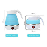 Hervidor D Agua Plegable Tetera Portátil Calentador 600 Azul