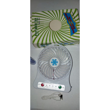 Mini Ventilador Portable De Mesa O De Playa Recargable Usb ®