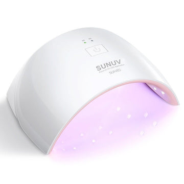 Secador De Uñas Uv Lampara Led Sun Uv 9c - 24w Uv