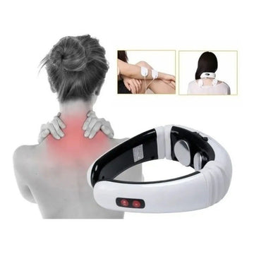 Masajeador Cuello Inalambrico Gimnasia Pasiva + 2 Electrodos