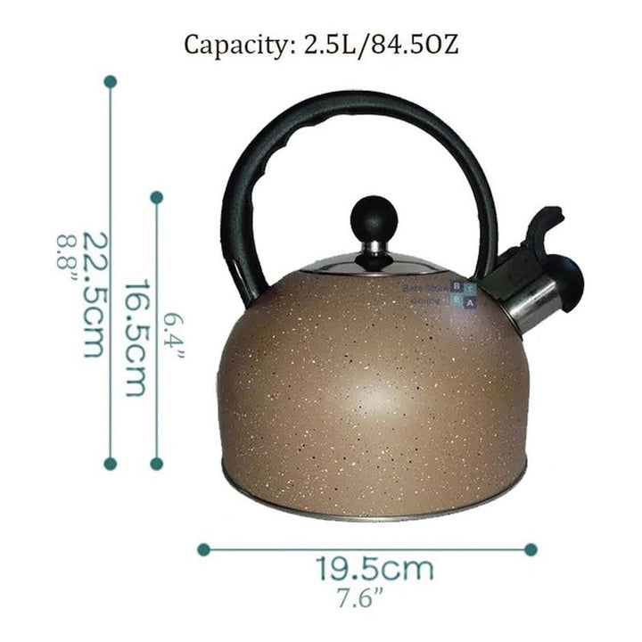 Tetera De 2.5 Litros Hervidor De Agua Con Escape Marron