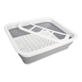 Escurridor De Platos Plegable Secaplatos Color Blanco