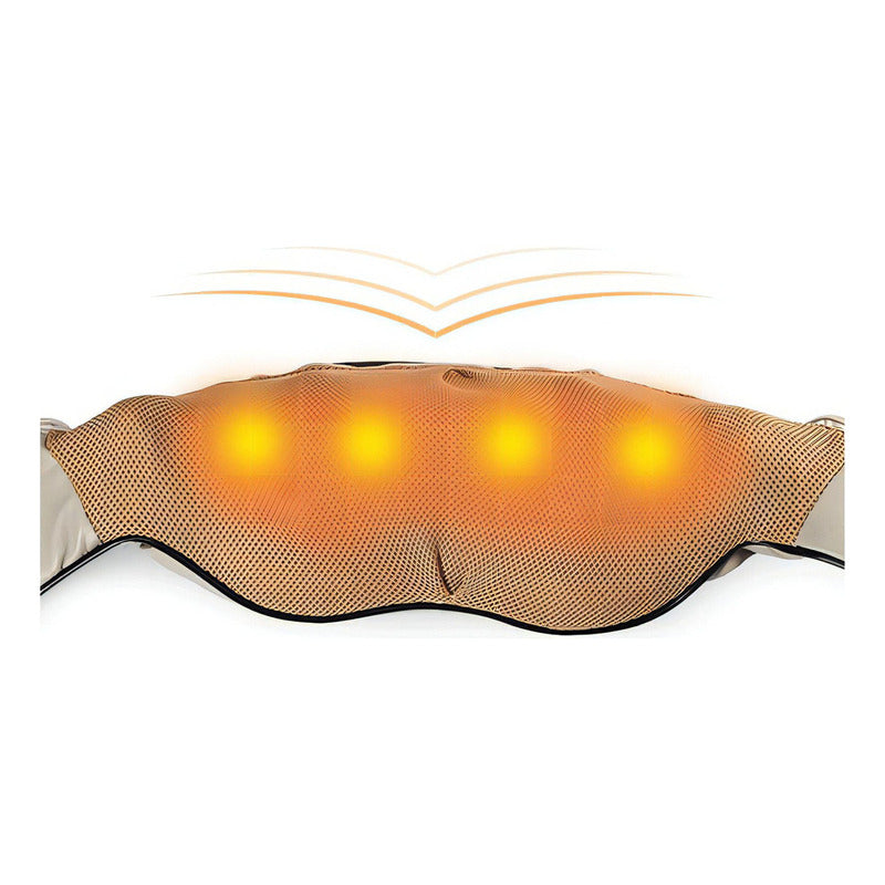 Masajeador Corporal Cervical Cuello Espalda Brazos Electrico Color Beige