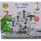 Bateria De Ollas Hoffman Germany 21 Piezas Acero Quirúrgico