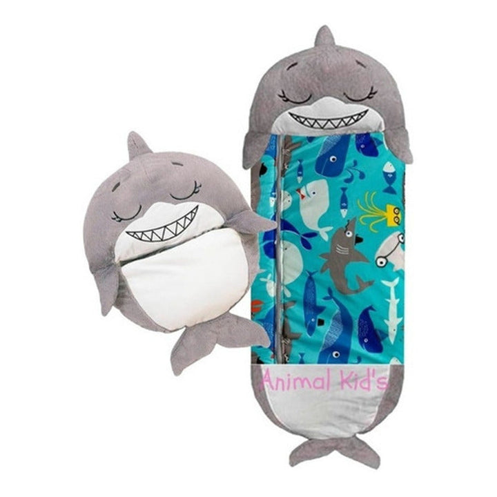 Sleeping Para Niños Bolsa Para Dormir Y Almohada Tiburon