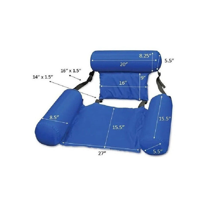 Flotador Inflable Para Piscina Adultos Forma Silla Plegable