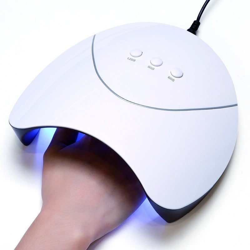 Lampara Mini Uñas Esmalte Gel Semipermanente Uv/led