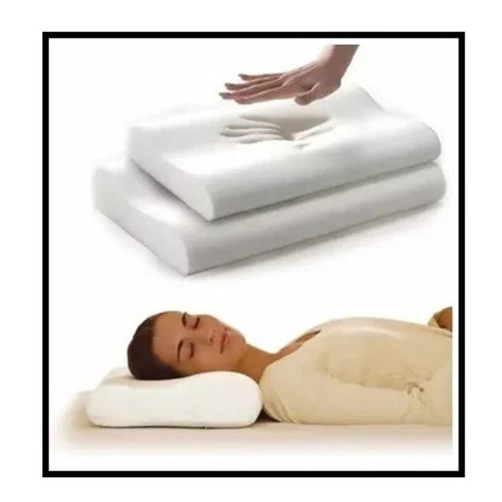 Almohada Memory Pillow Ortopédica Indeformable Con Aloe Vera