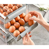 Canasta Porta Huevos Organizador X24 Con Tapa Cocina Nevera