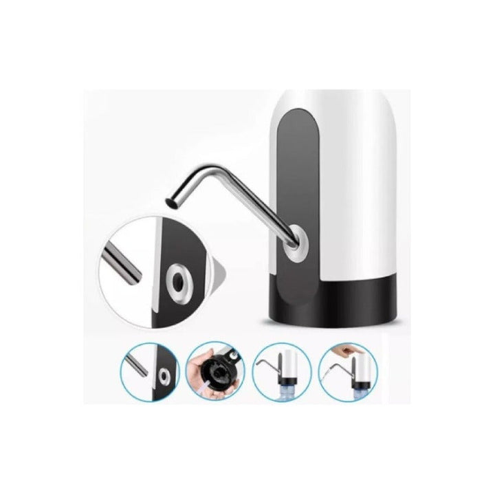 Dispensador De Agua Automático Para Botellon Recargable Color Blanco