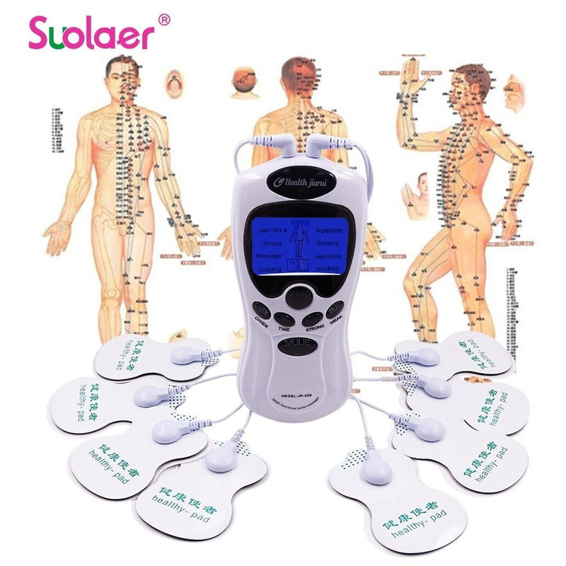 Gimnasia Pasiva 8 Electrodos Tens Masajeador Fisioterapia