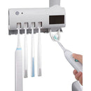 Dispensador Crema Dental + Soporte Esterilizador De Cepillos