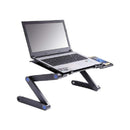 Mesa Plegable Portátil 2 Ventiladores Ajustable Escritorio