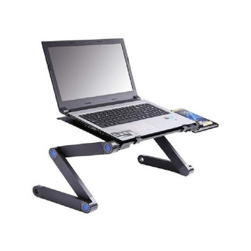 Mesa Plegable Portátil 2 Ventiladores Ajustable Escritorio