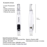 Laser Pico Second Pen Luz Azul Elimina Tatuajes Manchas Peca