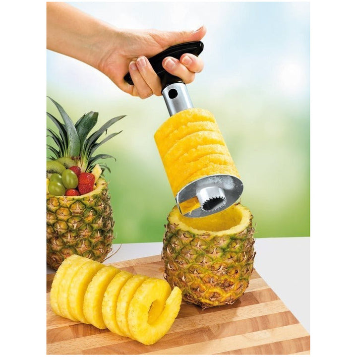 Rebanador Cortador Pela Piña Rodajas Acero Inoxidable Coctel