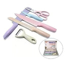 Juego Set Cuchillos Cocina X 6 Piezas Color Colores