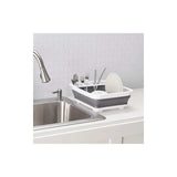 Escurridor De Platos Plegable Secaplatos Color Blanco