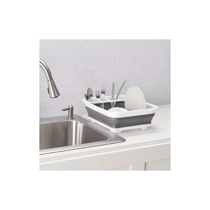 Escurridor De Platos Plegable Secaplatos Color Blanco