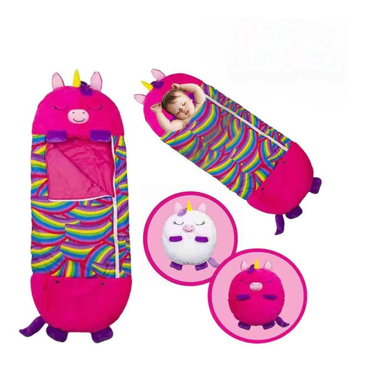 Sleeping Para Niños Bolsa Para Dormir Y Almohada Rosa