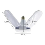 Lámparas Led Bombillos Lamparas De Techo Decorativos 4 Aspas