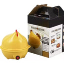 Hervidor Cocedor Para Huevos Cocidos Tibios Eléctrico Vapor Color Amarillo 110v/220v