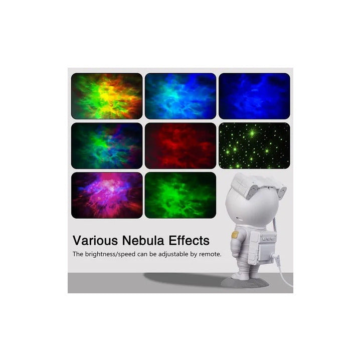 Proyector Lámpara Luz Led Galaxia Astronauta Ho442 Color De La Estructura Blanco