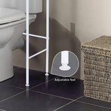 Organizador De Baño Estantería Mueble Ahorrador De Espacio 3 Color Blanco