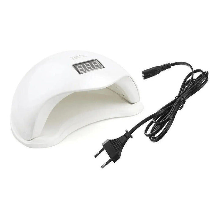 Secador Esmalte Gel Acrilica Uv Lampara 18led 36w Digital Color Blanco 110v/220v
