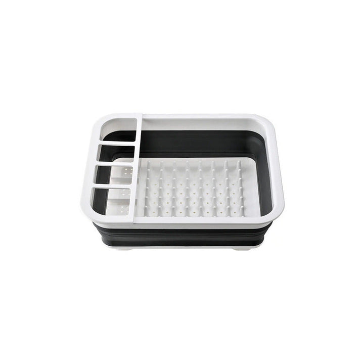 Secaplatos Escurridor De Platos Silicona Plegable Vajilla Color Gris