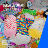 Bolsa De Dormir Coper Light Niños Con Almohada Happy Nappers Animal Color Rosa