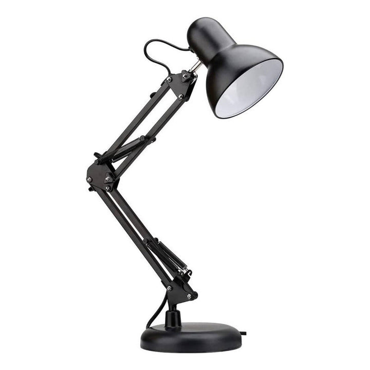 Lampara De Mesa Escritorio Brazo Flexible Metal Color De La Pantalla Negra