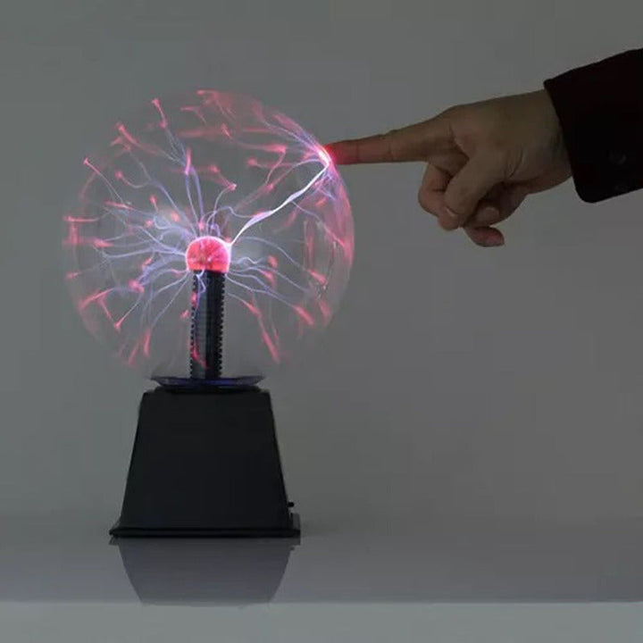 Esfera Bola De Plasma Lampara Rayos Interactiva Tacto Decora