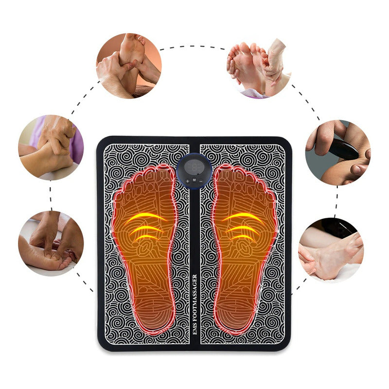 Masajeador Masaje Pies Electroestimulador Fitness Muscular Color Negro - 262323