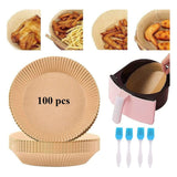 Papel Protector Freidora Aire Molde No Residuos Asar Hornear