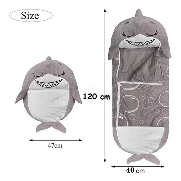Sleeping Para Niños Bolsa Para Dormir Y Almohada Tiburon