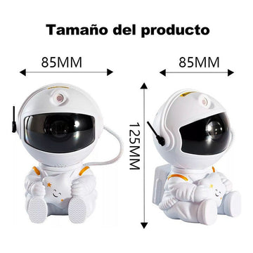 Lámpara De Proyector Galaxias Astronauta Luz Nocturna
