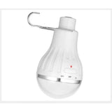 Kit Bombillo Recargable 5w Portátil Liviano Con Panel Solar