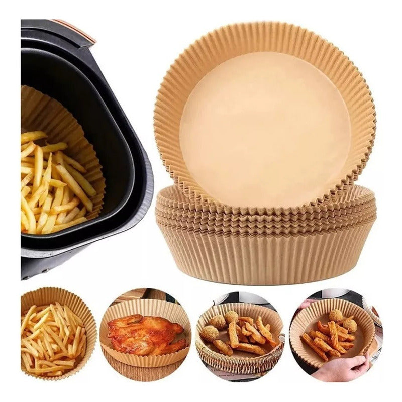 Papel Encerado Para Olla Freidora, Air Fryer X 100