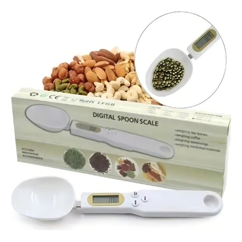 Cuchara Medidora Digital Balanza De Cocina De Precisión 500g Color Surtido
