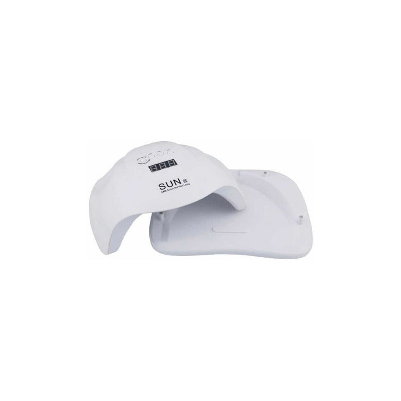 Lampara Led-uv De Uñas Gel Profesional Secado Rapido 54 Wats Color Blanco 110v/220v