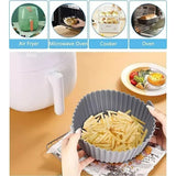 Canastilla Silicona Olla Freidora Air Fryer Reutilizable