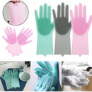 Guantes Silicona Multiusos Lava Vajilla Mascotas