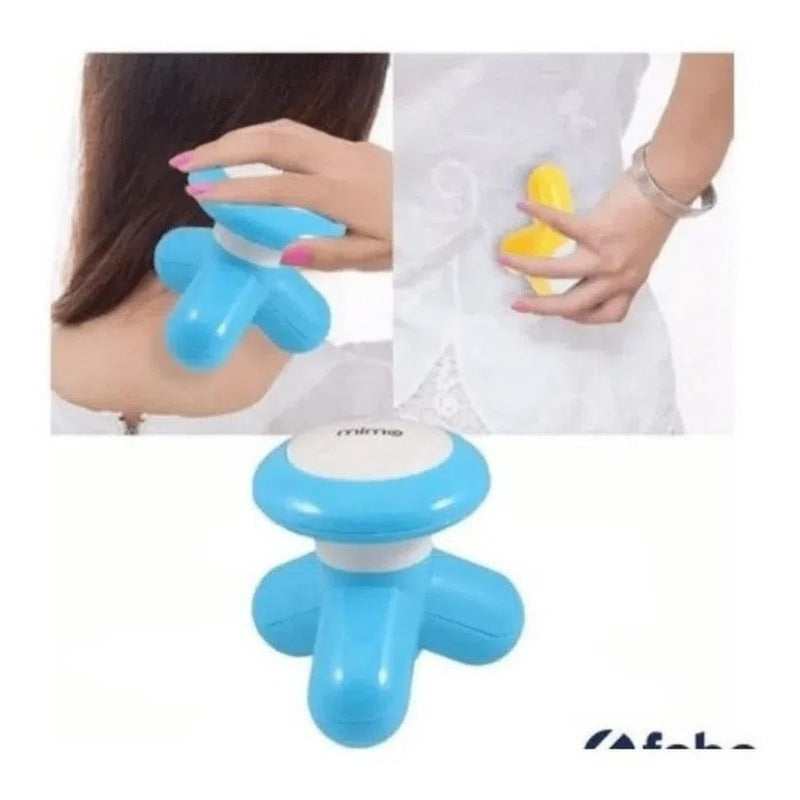 Masajeador Eléctrico Portátil Para Cuerpo Mimo Xy3199 Azul